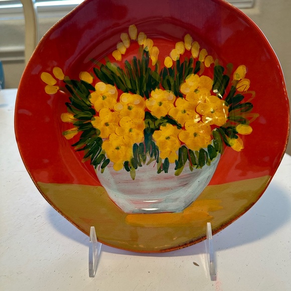 Vietri salad/luncheon plates - one of the treasured Sara’s Flowers versions. - Picture 4 of 7